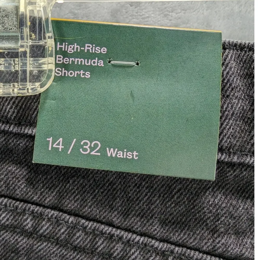 Wild Fable Womens shorts Black Wash Size 14 Cotton High Waist 32 Cotton Target